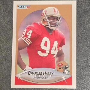 1990 Fleer #7 Charles Haley Football Card